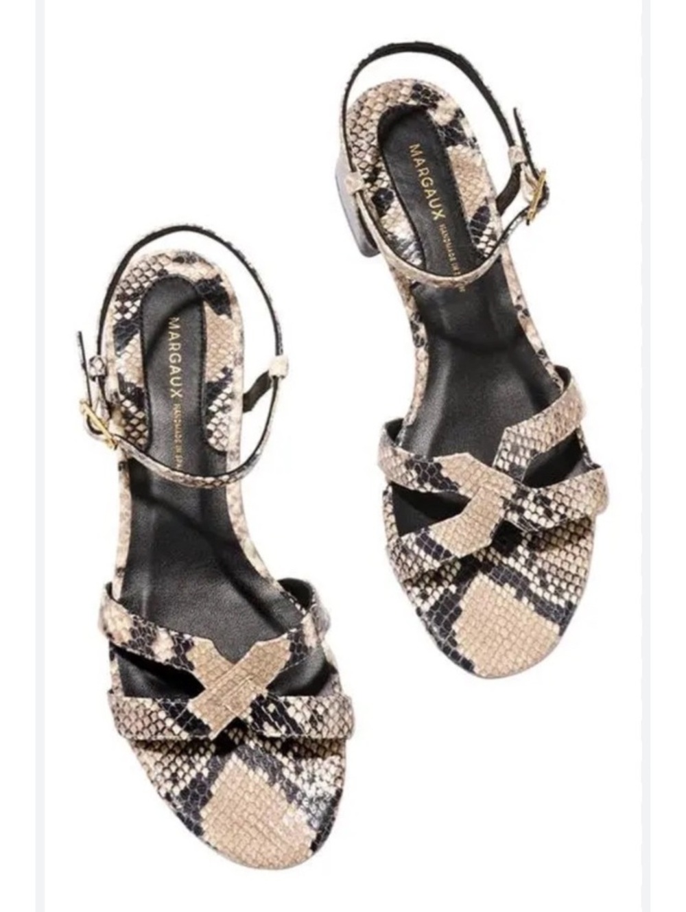 Excellent Margaux Yves Python snake sandal size 44